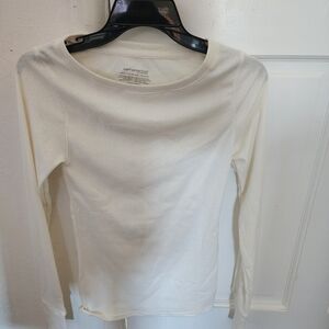 Cuddl Duds Warm Essentials White Top And Bottoms 2 Piece Set